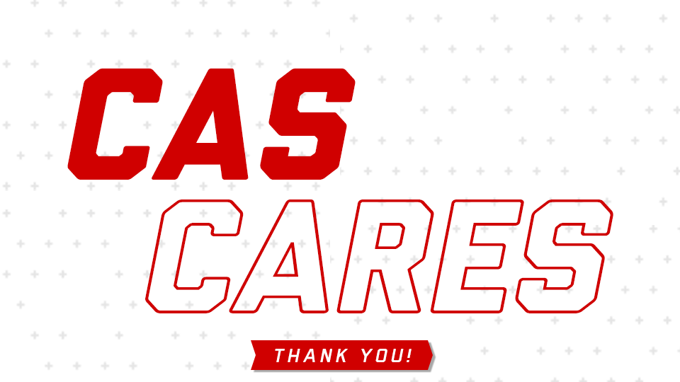 CAS Cares with thank you