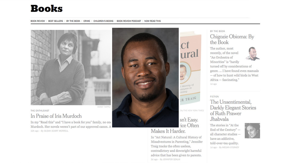 Obioma discusses literary life in New York Times