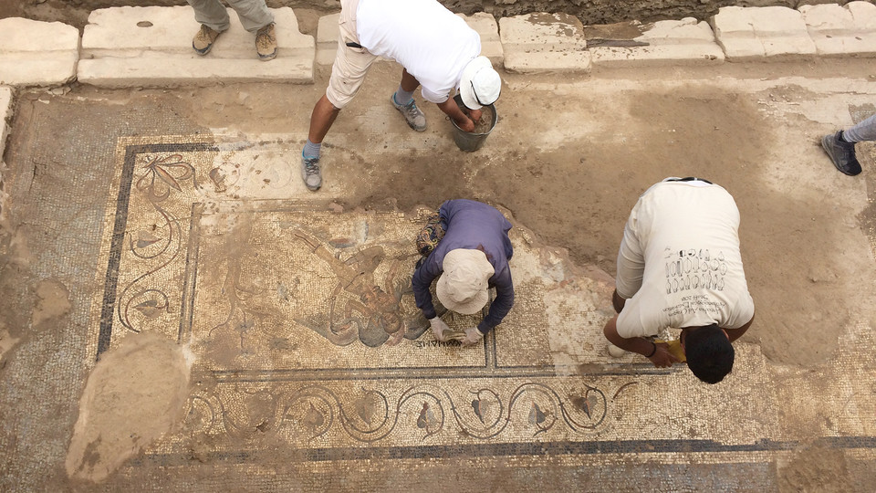 Nebraska team discovers 'extraordinary' Roman mosaic in Turkey