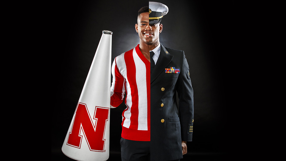 Husker forges path as cheerleader, musician, future Marine