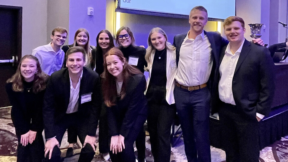 Husker student advertising team finishes second in district competition