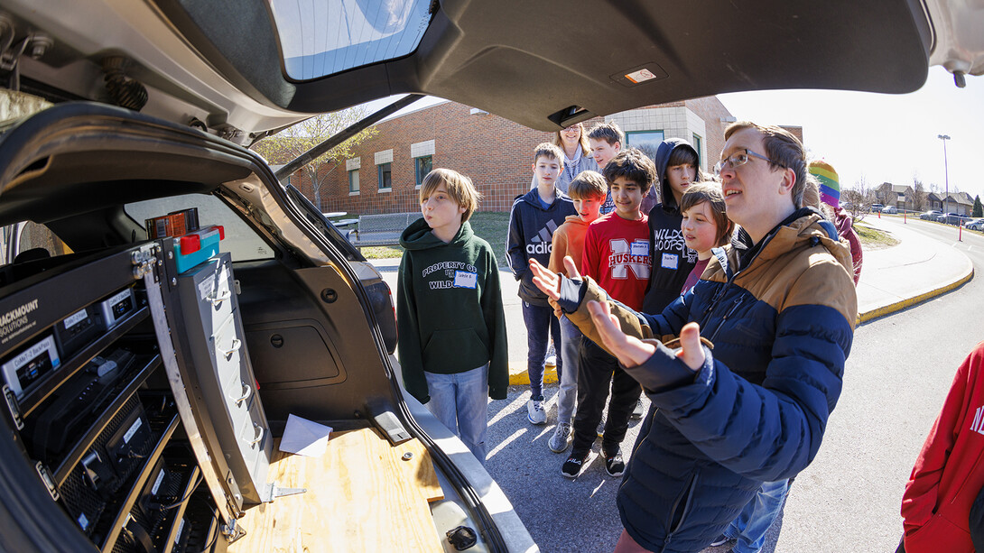 Huskers bring weather science to Omaha-area middle schoolers 