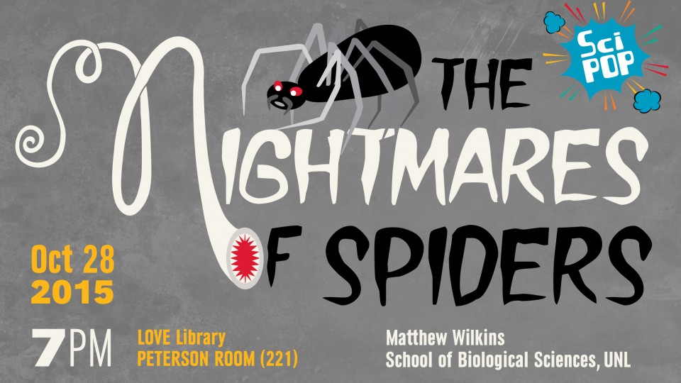 Sci Pop Talk to focus on 'Nightmares of Spiders' 