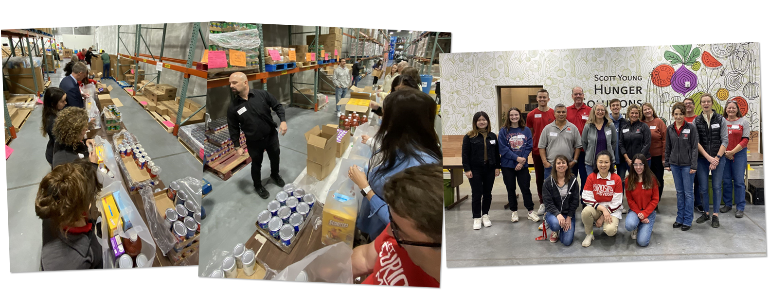 Volunteers at Food Bank for 2023 CAS Day of Service
