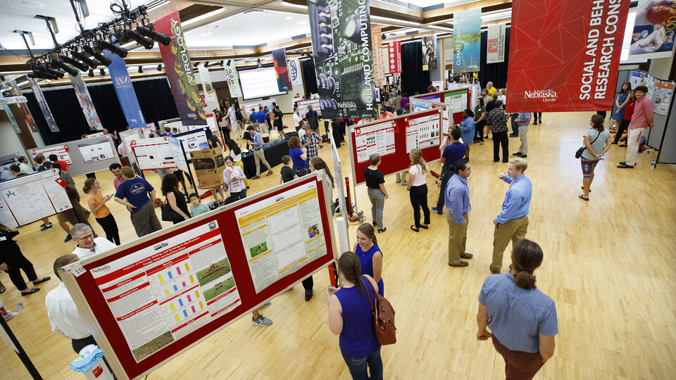 Photo Credit: Students presenting at Research Days