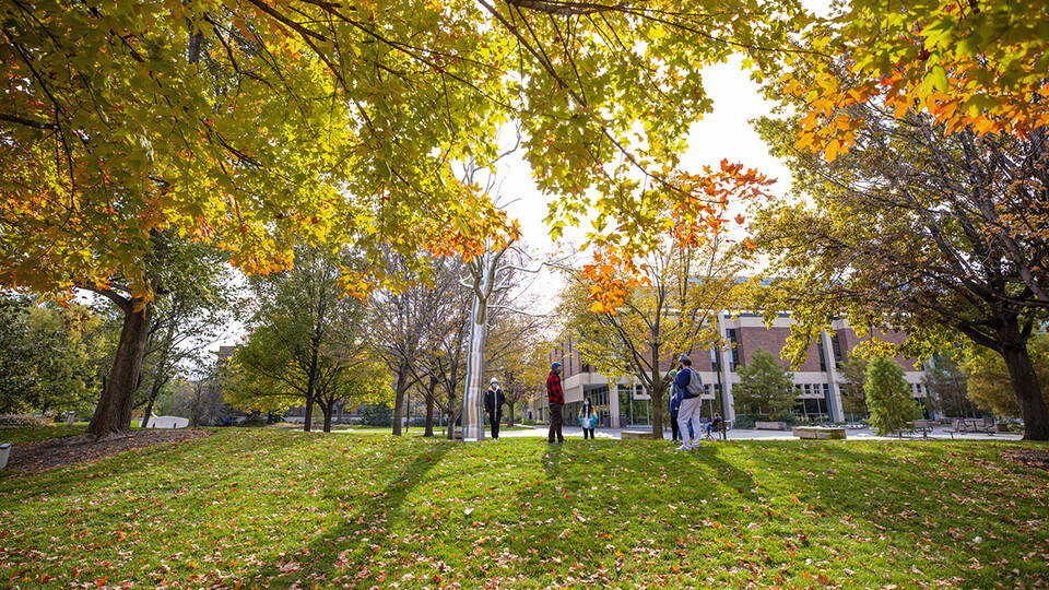 Photo Credit: Fall leaves on campus