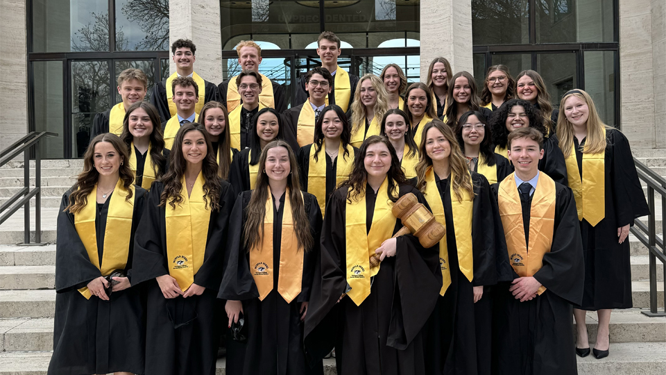 10 CAS students inducted into Mortar Board for 2024-2025