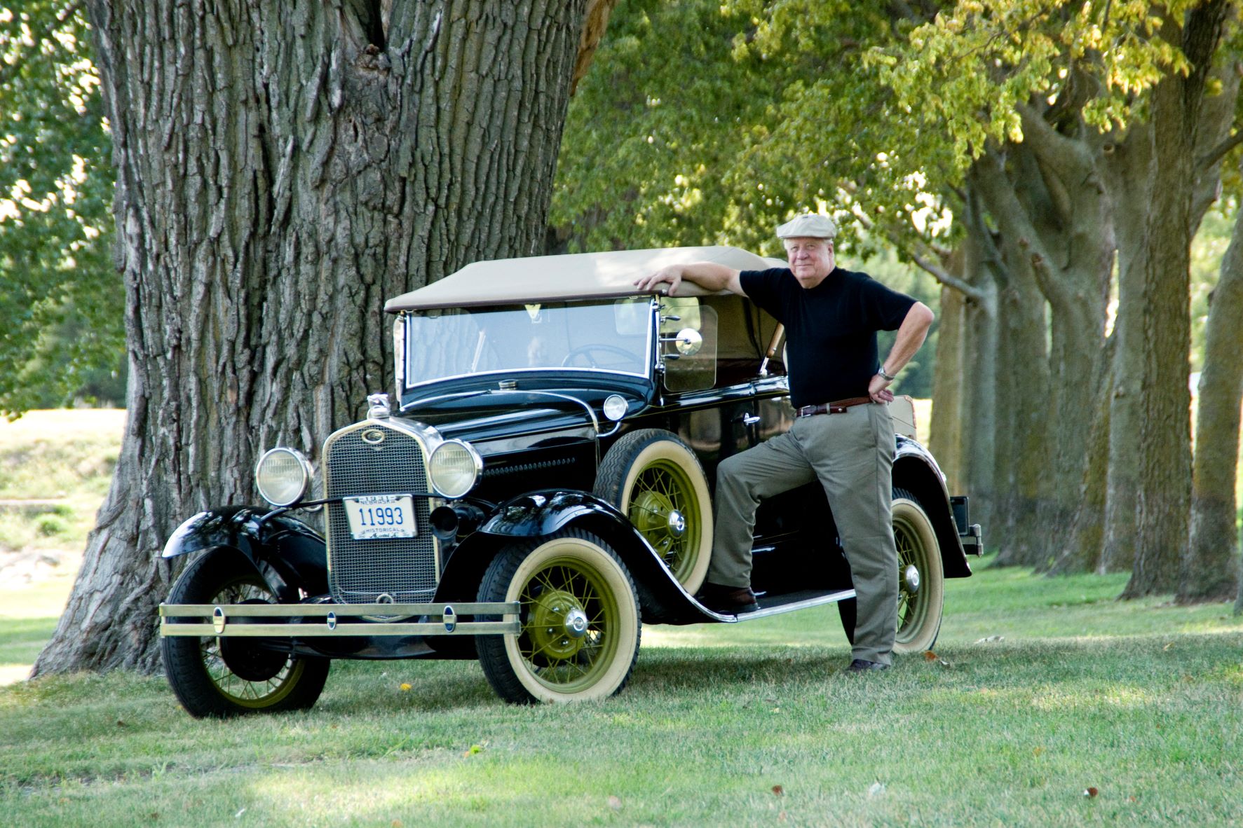 Dr. Embury with car