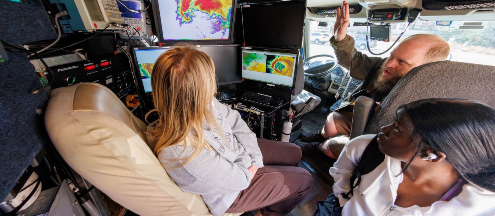 Meteorology students
