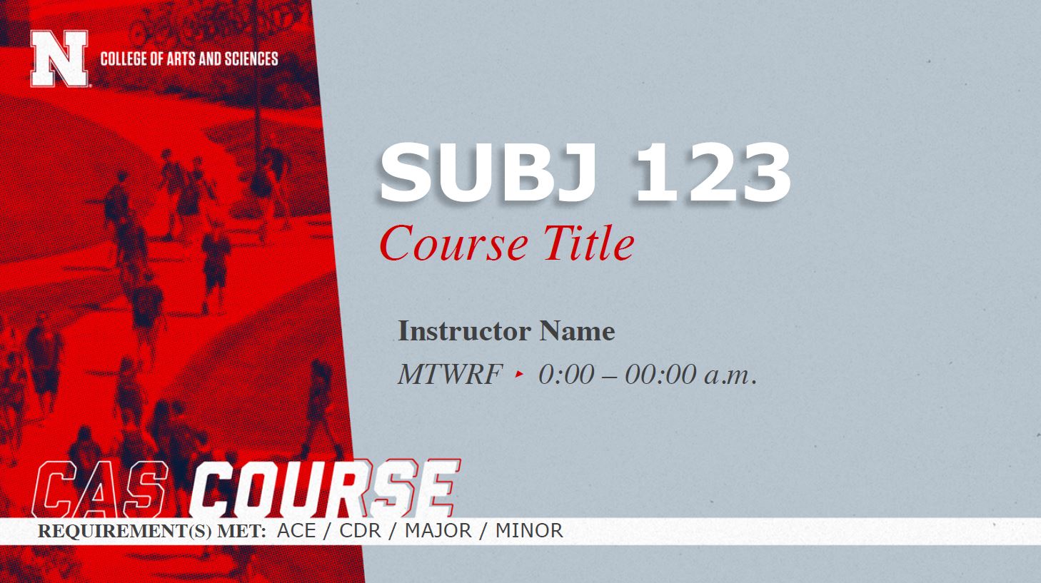 Course slide