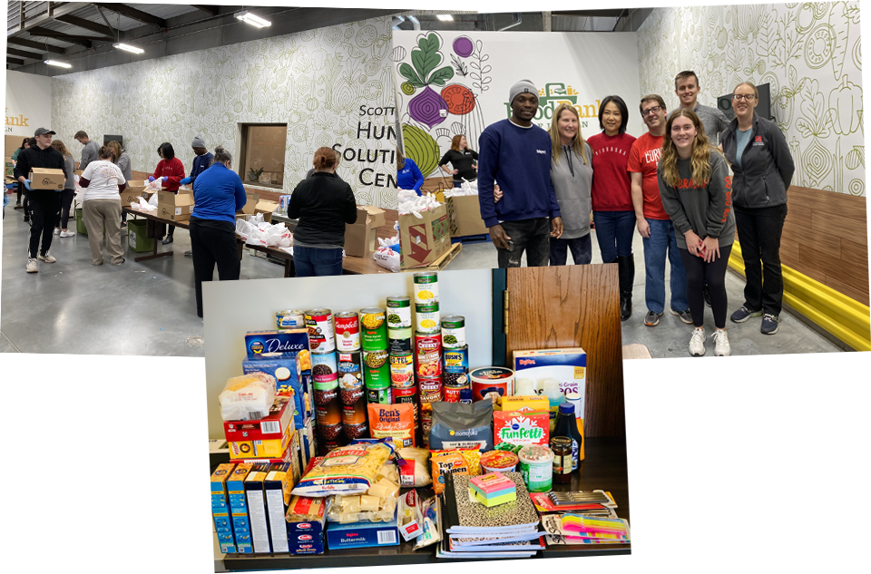 Food Bank team collage