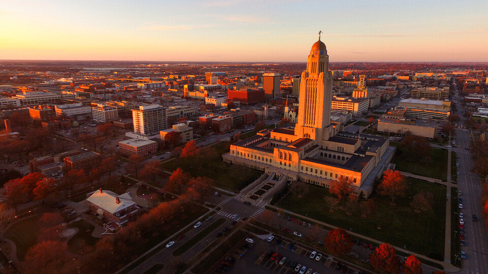 Aerial of Lincoln