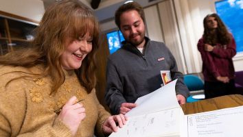 Student and instructor