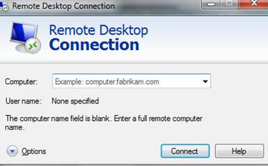 Remote Desktop Connection