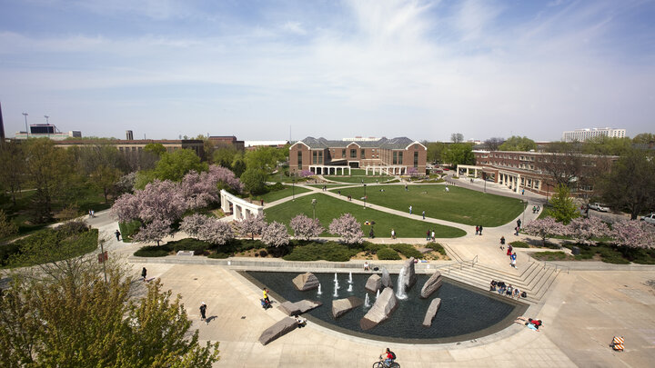 Spring on UNL campus