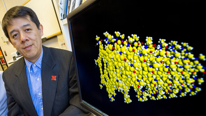 A new study co-authored by UNL's Xiao Cheng Zeng is featured on the February cover of ACS Catalysis.
