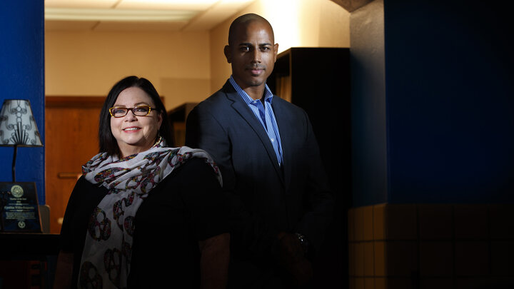 Cynthia Willis-Esqueda and Stephane Shepherd
