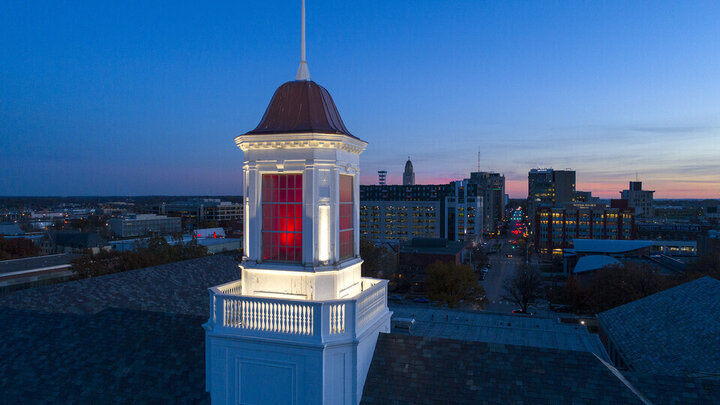 Cupola at night