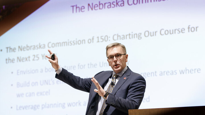 Ronnie Green at the March 5 town hall