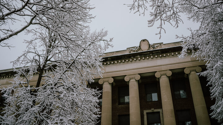 Snowy campus