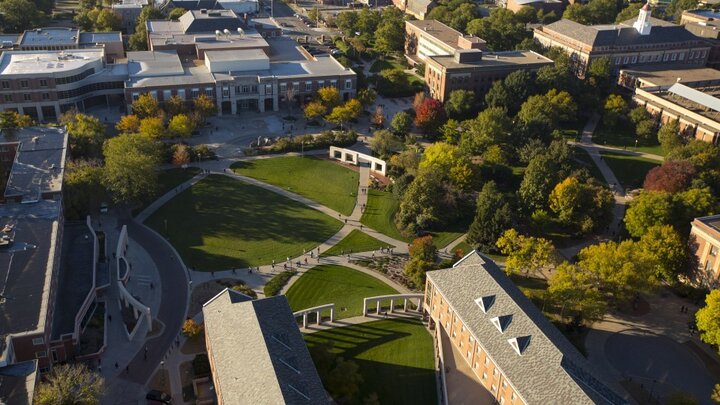 Campus aerial photo