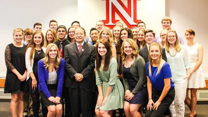 Franco's List students and Juan Franco