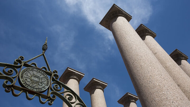 Columns on campus