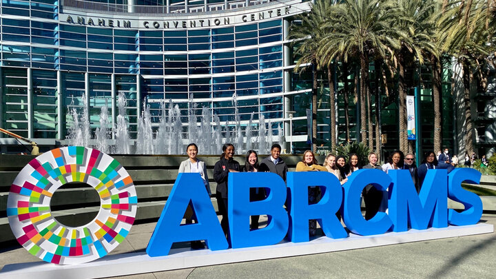 Students and faculty at the ABRCMS