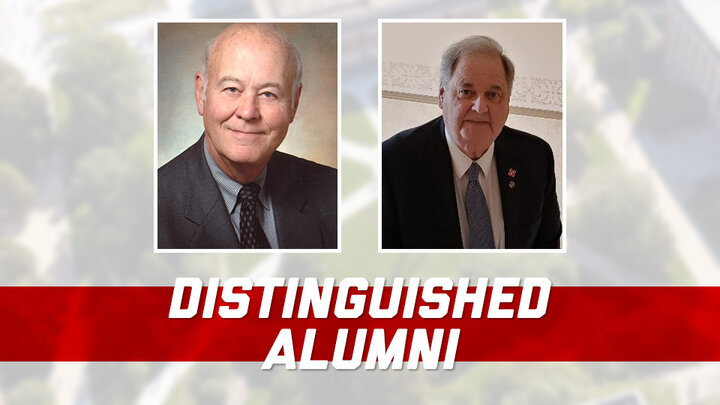 Distinguished Alumni James Linderholm and Bruce Rippeteau