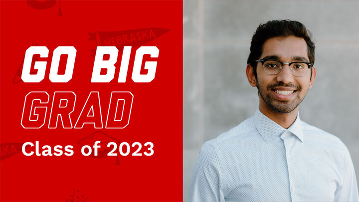 Go Big Grad and photo of Harish Krishnappan