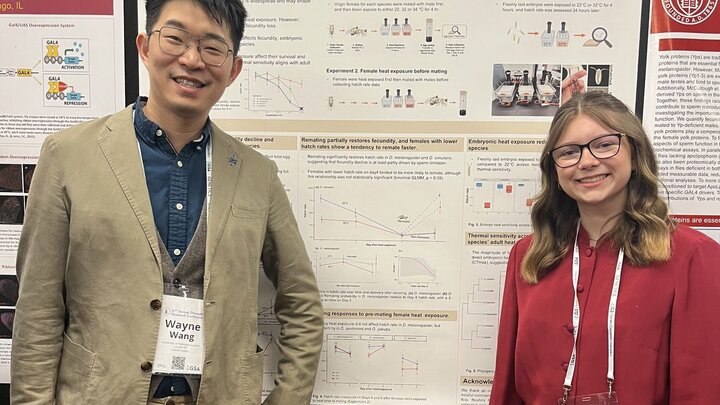 Jackson presenting research in Chicago