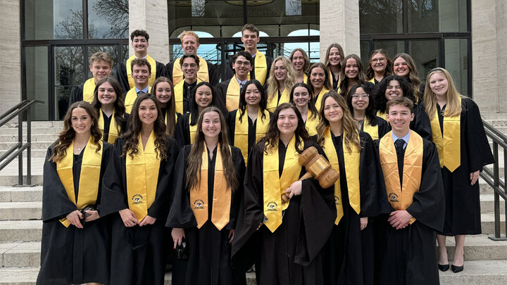 Mortar Board members