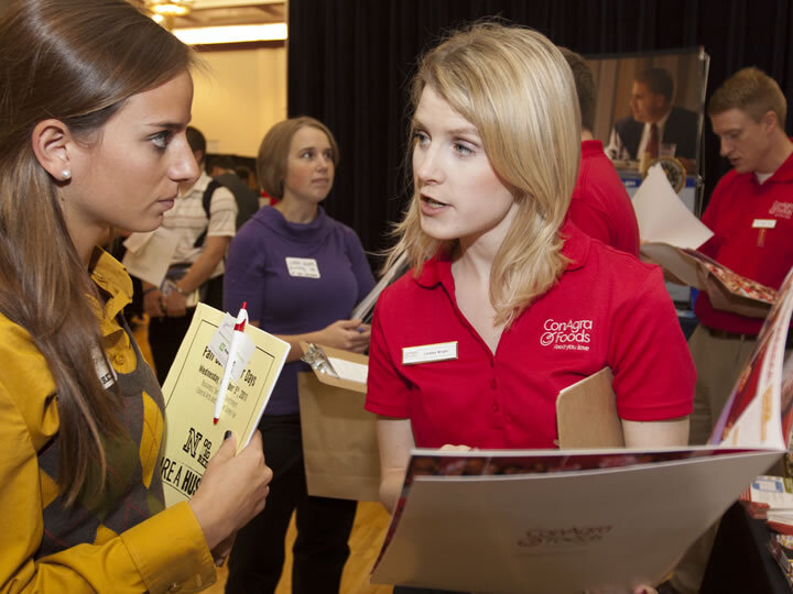 People at a Career Fair
